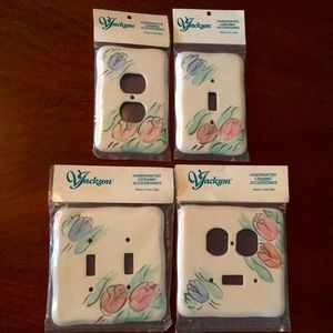 Hand painted Ceramics Wall Plaques